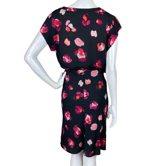 2pc CAbi 5523/5513 Petal Blouse and Mini Skirt Set Black  Pink Floral Sz Medium - Picture 8 of 17